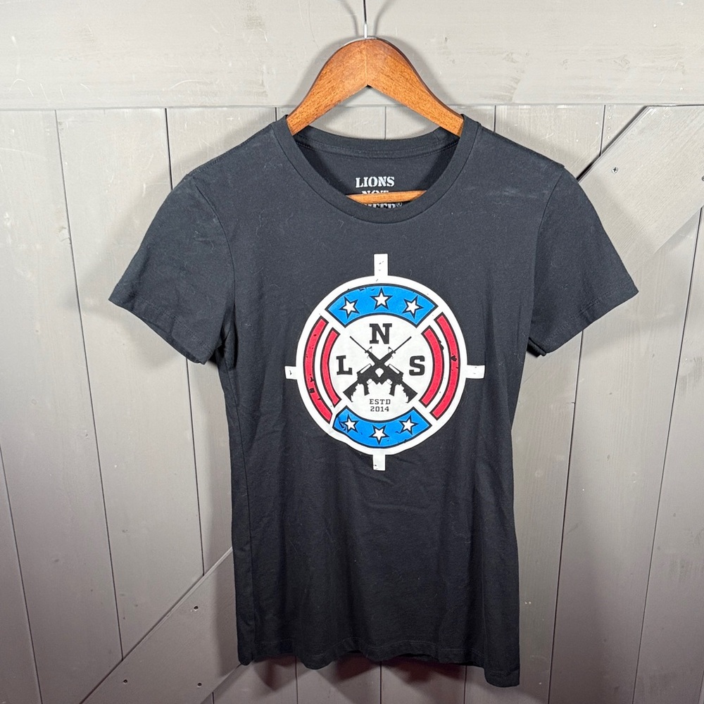 Women's Black Short Sleeve Tee